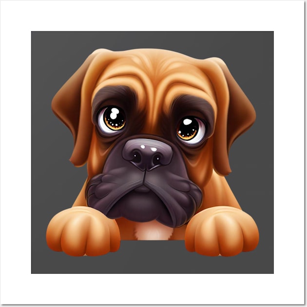 Pup-tacular Boerboel Wall Art by Art By Mojo